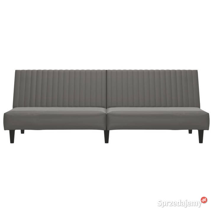 2osobowa sofa szara sztuczna skóra WM375949 Meble mazowieckie Warszawa sprzedam