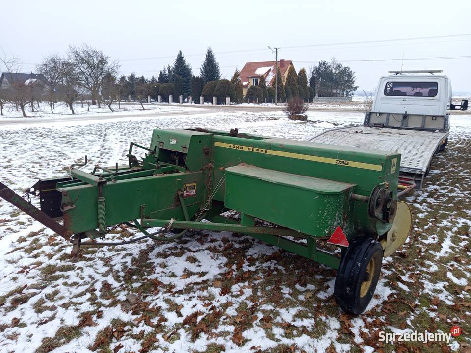 Prasa kostkujaca John Deere 336 nieuszkodzony Jędrzejów