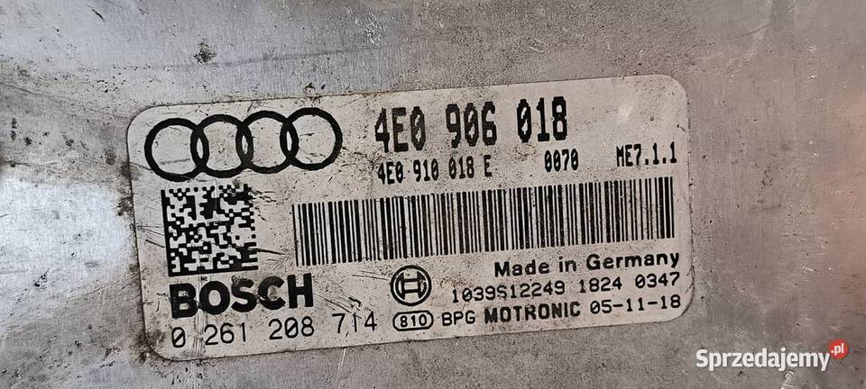 MODUŁ AUDI A8 D3 W12 4E0906018