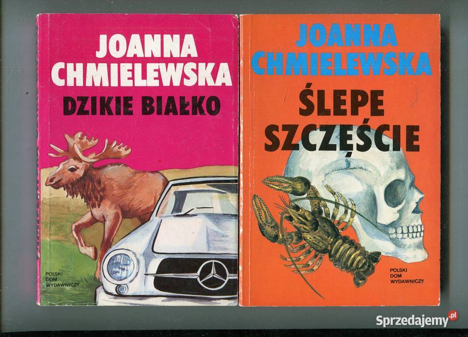 Dzikie białko Ślepe szczęście Joanna Chmielewska miękka Szczecin