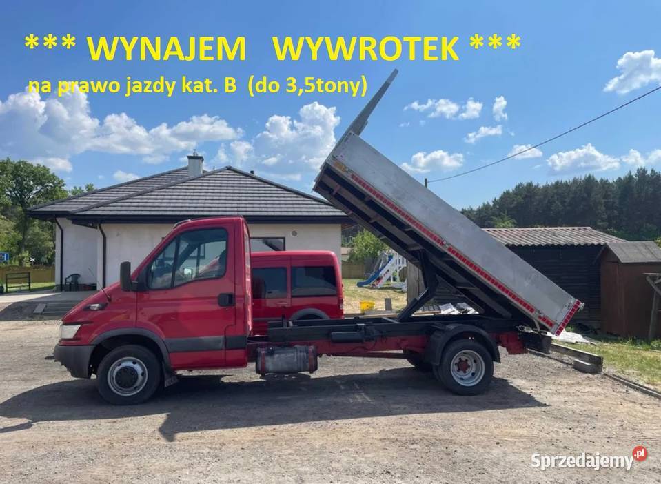 Iveco 35C13 Wynajmę wywrotkę kiper wynajem KatB Sochaczew