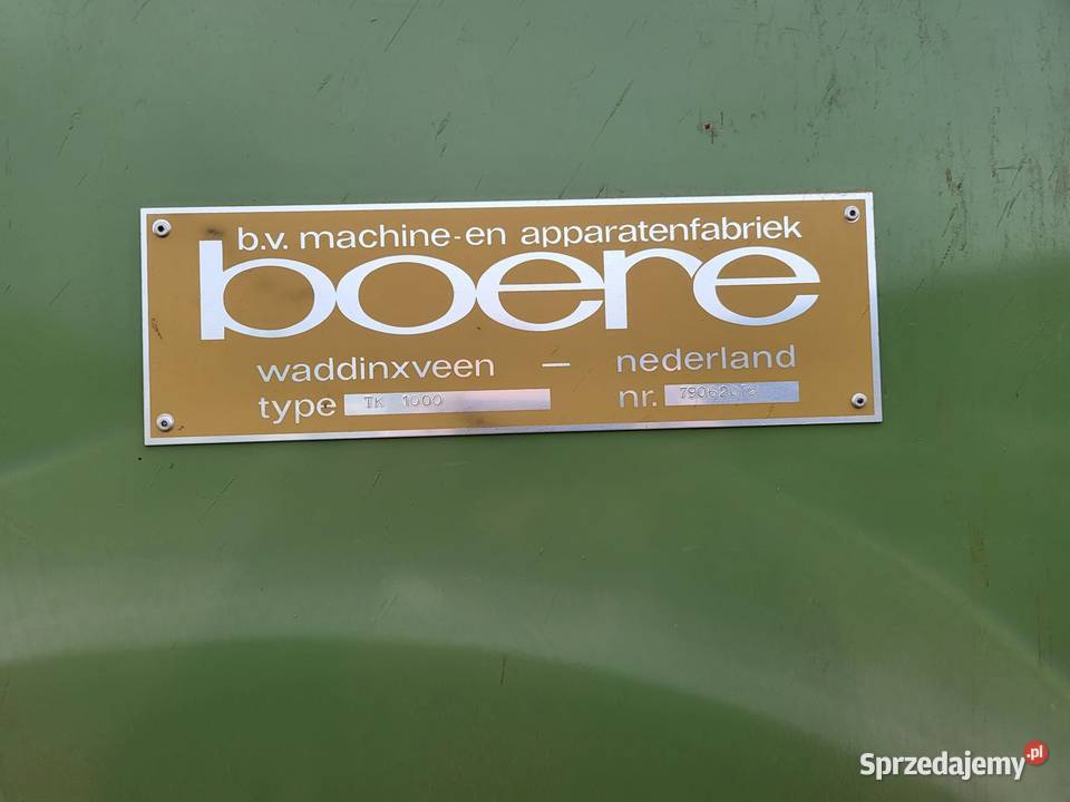Szlifierka szerokotaśmowa BOERE TK 1000 Biznes i Przemysł pomorskie Karsin