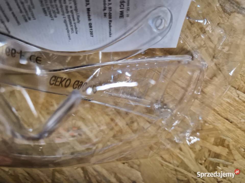 Okulary ochronne przeciwodpryskowe szerokie Głogowa
