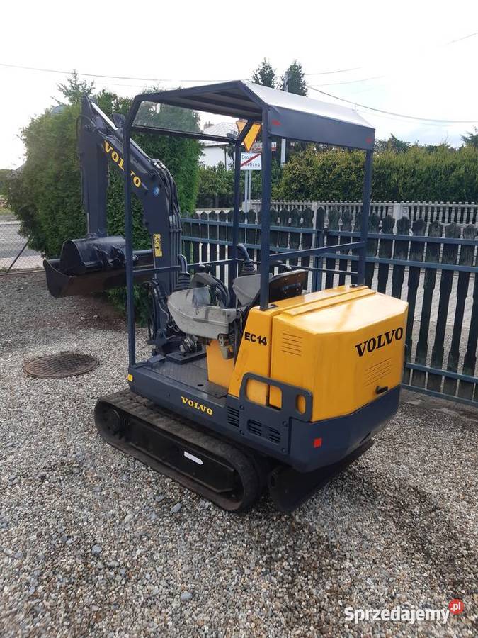minikoparka volvo ec14 jcb kubota cat bobcat