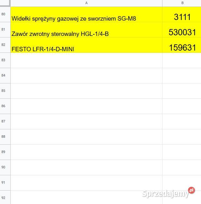 FESTOzawory złącza wtykowe wciskane Kocmyrzów