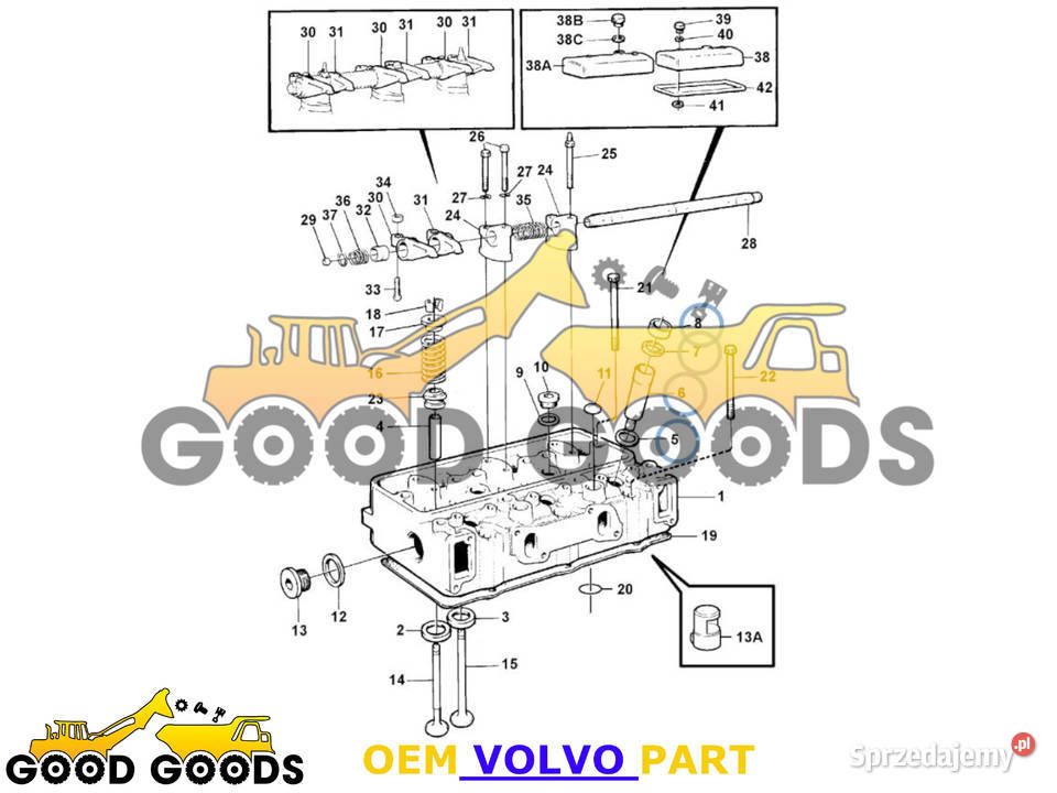 VOLVO OBSADA TULEJKA WTRYSKIWACZA 8192085 466404 Części do maszyn budowlanych mazowieckie Władysławów