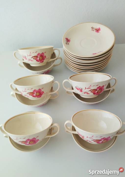 bulionówki Chodzież vintage PRL Ceramika i szkło Warszawa sprzedam