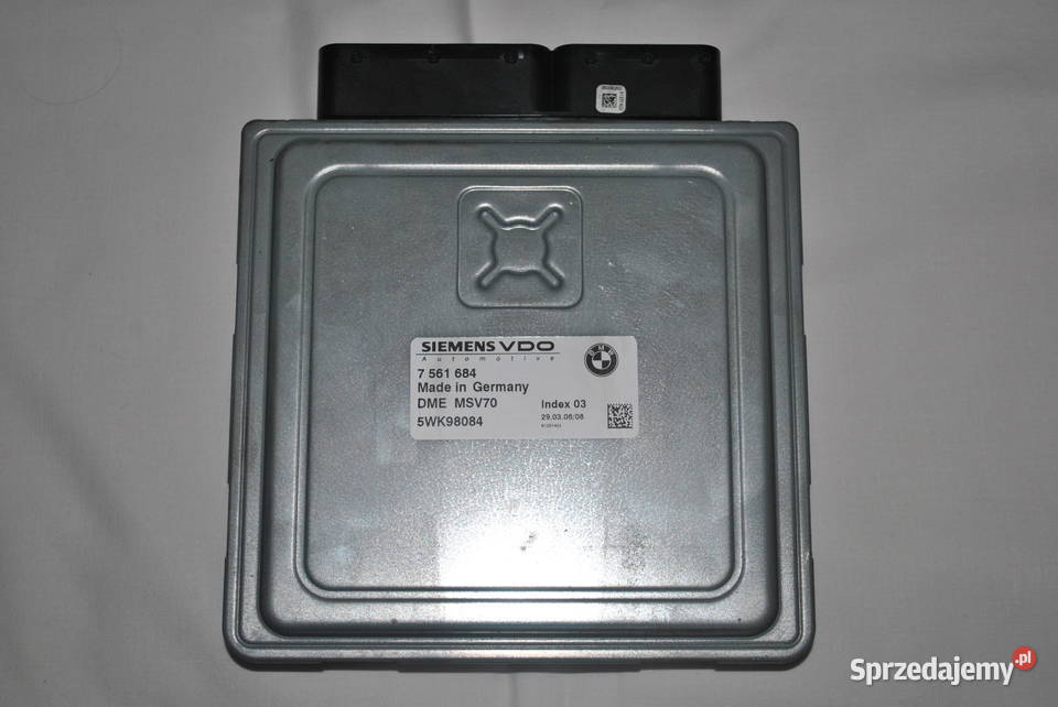 Sterownik silnika komputer BMW E60 E90 E63 E65 osobowe