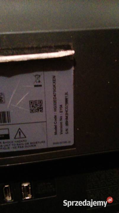 samsung hg32ed470gk uszkodzona matryca Poznań