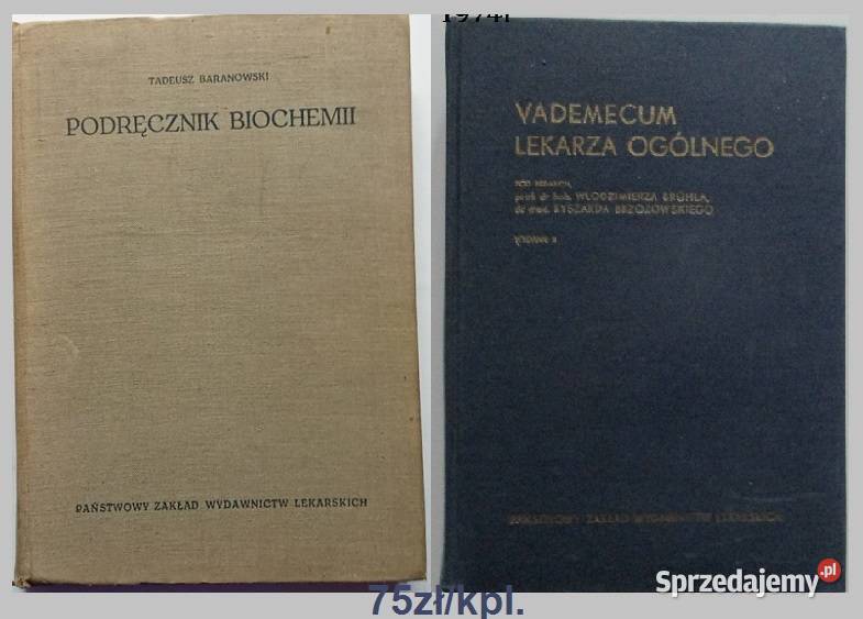 Podręcznik biochemii Vademecum lekarza ogólnego Łódź