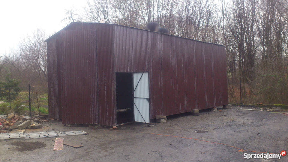 Garaż Blaszany Garaże Blaszane 5x10 Kolor Kraj Grodzisk Mazowiecki