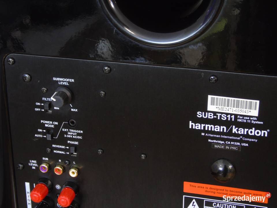 Sub aktywny Harman KardonTS11 potężny dźwięk podkarpackie Jasło sprzedam
