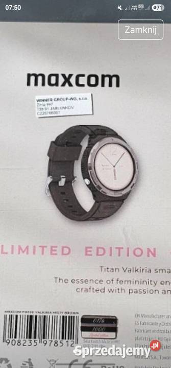 Maxcom titan Valkiria FW 100 Elbląg