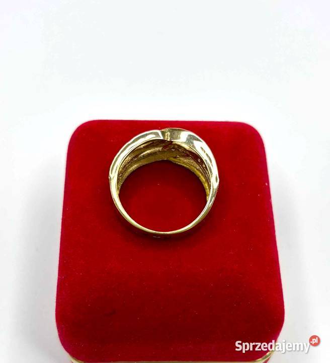 Nowy Złoty Pierścionek pr 333 420g R17