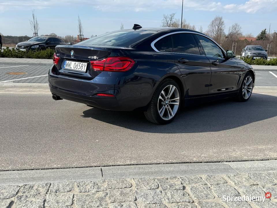 BMW 430xi xDrive Gran Coupe I 252 I F36 2019 I Rok produkcji 2019 Seria 4 Warszawa sprzedam