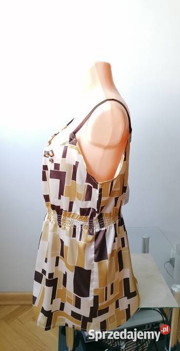 NOWY ELEGANCKI SATYNOWY TOPTUNIKA CULTURE RXL łódzkie Łódź