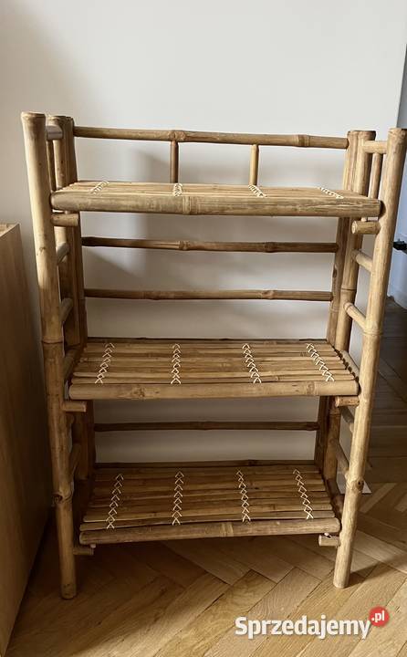 Półki bambusowe Regał mazowieckie Warszawa sprzedam