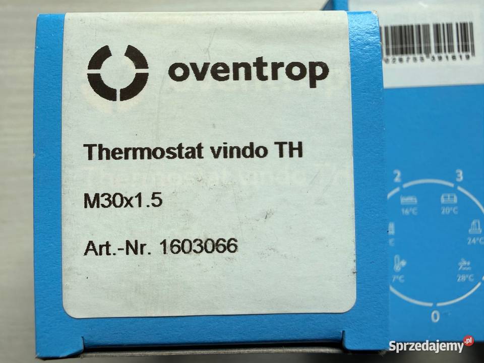 OVENTROP VINDO TH GŁOWICA TERMOSTATYCZNA Z