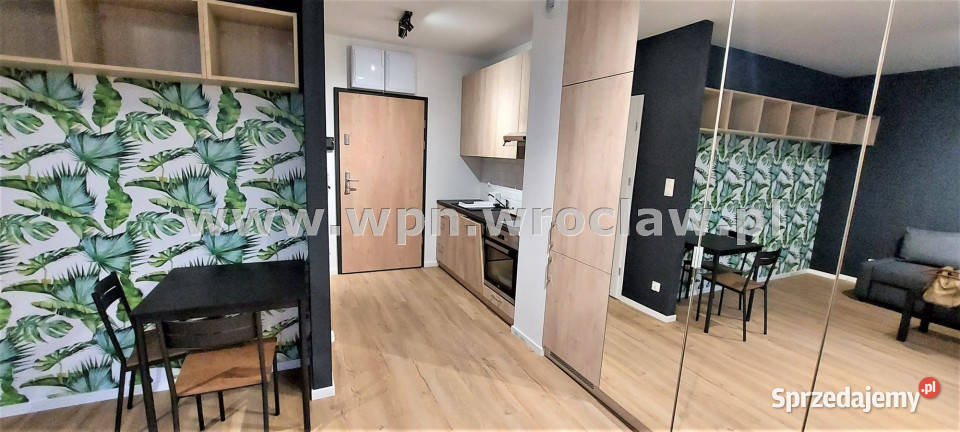 Mieszkanie na wynajem 27m2 1 pokojowe Wrocław