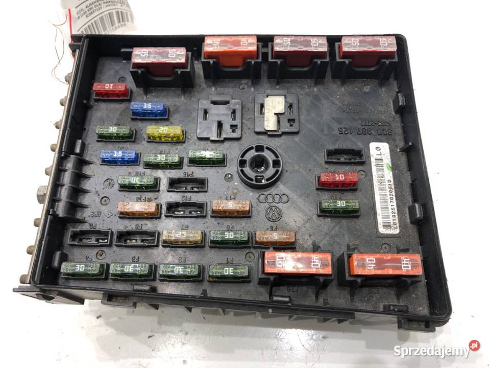 SKRZYNKA BEZPIECZNIKÓW SEAT ALHAMBRA II osobowe Skrzynki bezpieczników