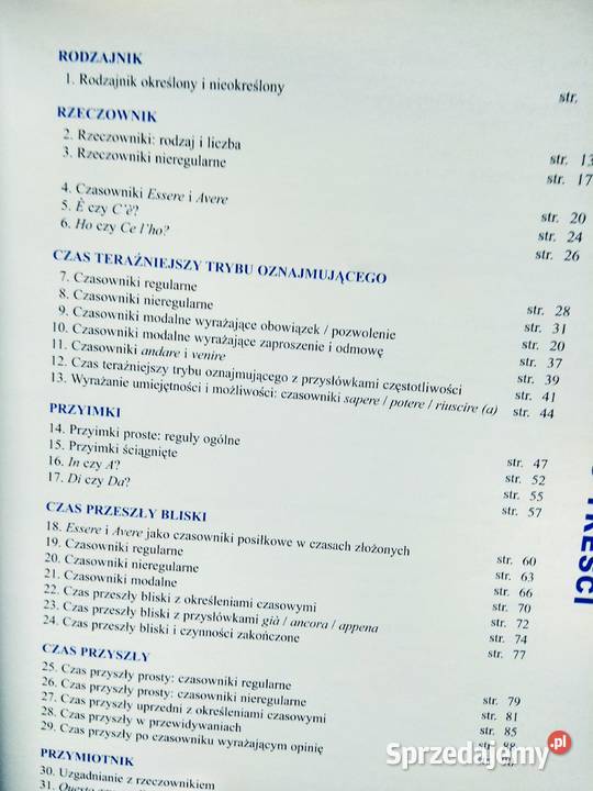 Gramatyka włoska wszystkich podręcznik outlet Warszawa