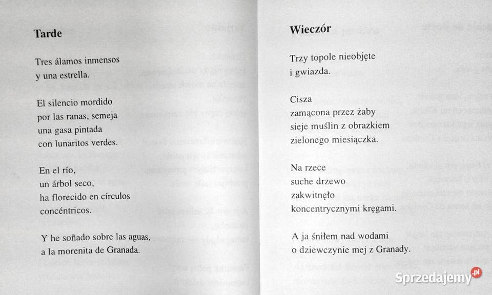 Poezje Federico Garca Lorca