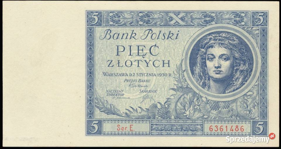 5 1930 Jednoliterowa Seria Rzadki sprzedam