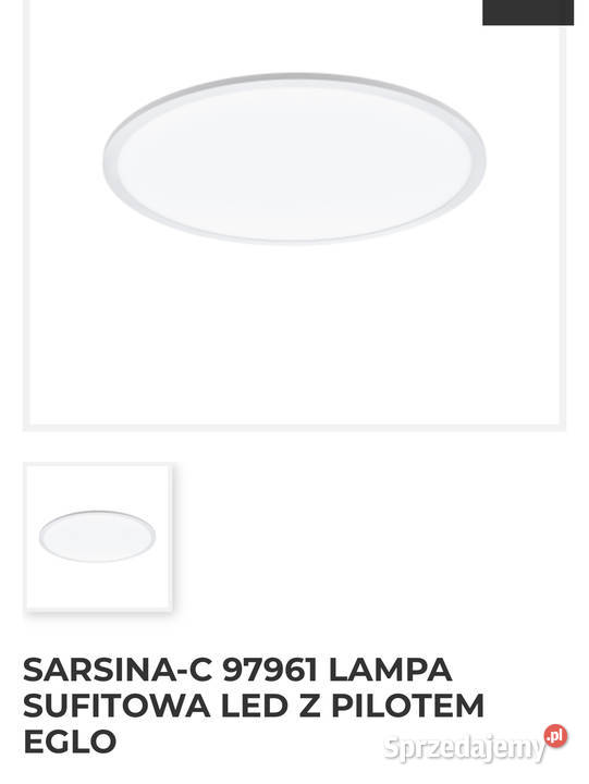 Lampy plafony firmy Eglo outlet Jaworzno