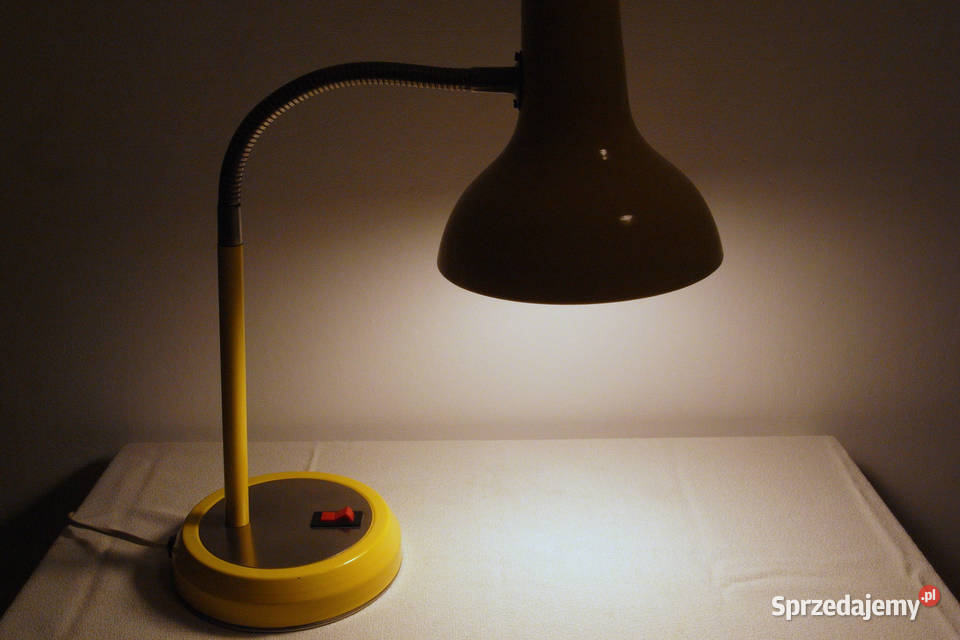 Lampa biuro dom Polam Wilkasy ST24 PRL retro Kraków