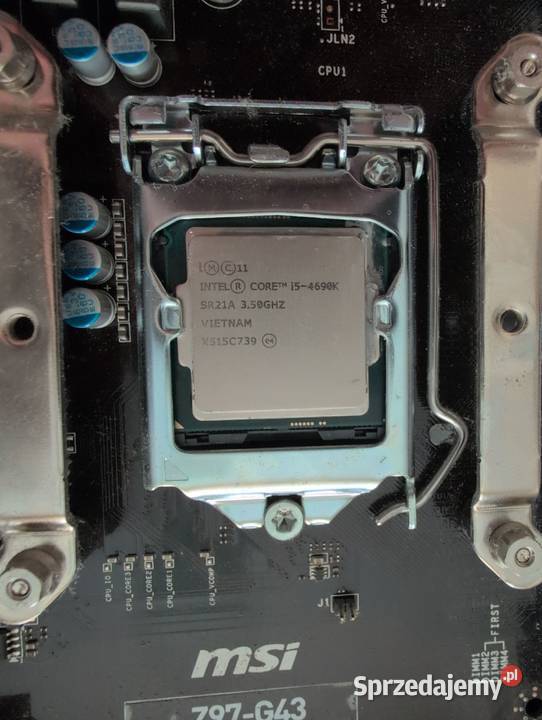 Zestaw i5 4690k Fortis 3 HE1425 MSI Z97G43 16 GB wielkopolskie