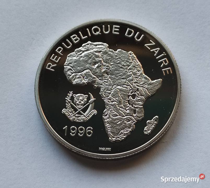 Moneta REPUBLIKA DU ZAIRE 500 ZAIRES 1996 Goryl Numizmatyka Pruszków