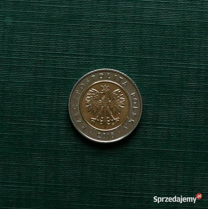 POLSKA 5 złotych 2018r 100lecie niepodległości Gliwice