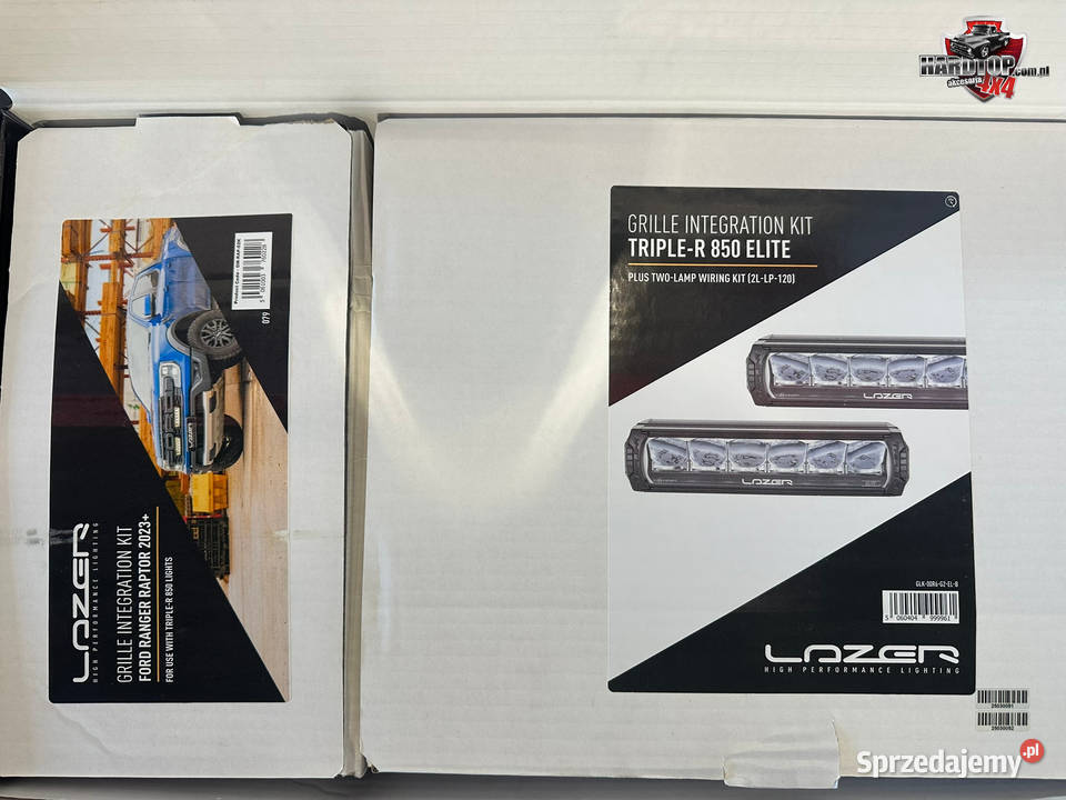 Zestaw dwóch lamp LAZER Elite Ford Ranger Raptor Pasłęk