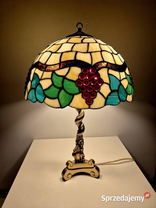 Lampa witrażowa w stylu Tiffany winogrona Bydgoszcz