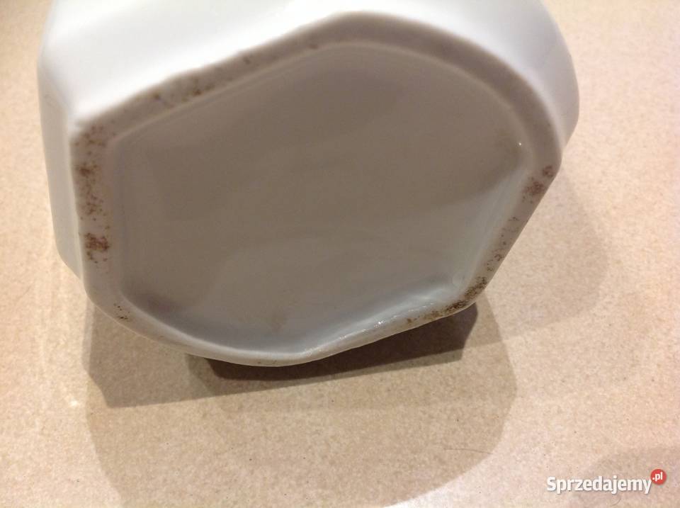 Stara Porcelanowa Karafka na Ocet ESSIG Porcelana i szkło Nowa Sól