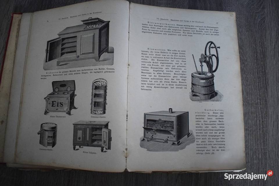 Podręcznik cukierników z roku 1910 wydanie Antykwariat kujawsko-pomorskie Chełmno