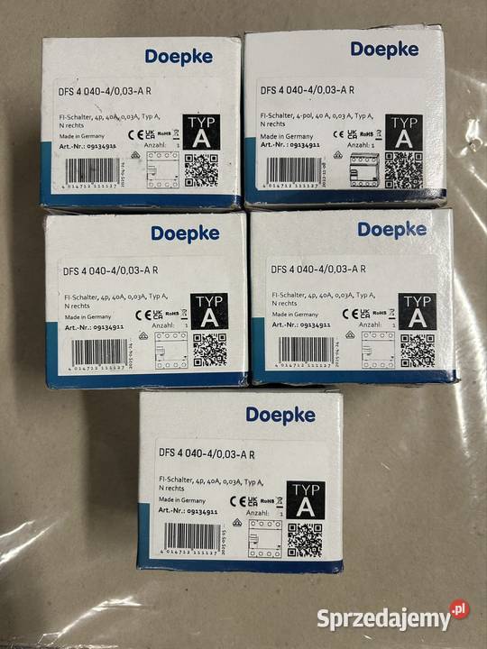 Wyłącznik różnicowoprądowy Doepke DFS 4 0404003A Stargard