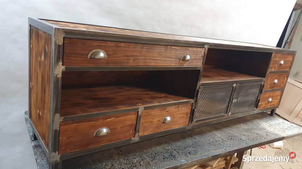 Komoda industrialna TVSzafka RTV loft Warszawa sprzedam