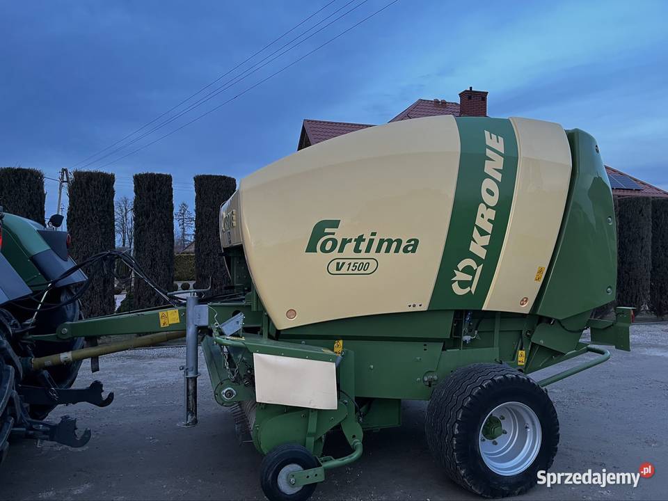 Prasa Łańcuchowa Krone Fortima V1500 Rotor 2011 Rolujące (belujące) Niedrzwica Duża