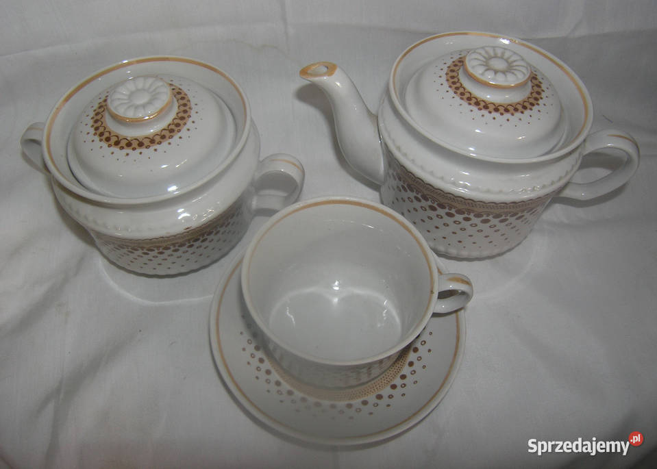 serwis kawowy vintageTernopil Porcelain Factory Bartków