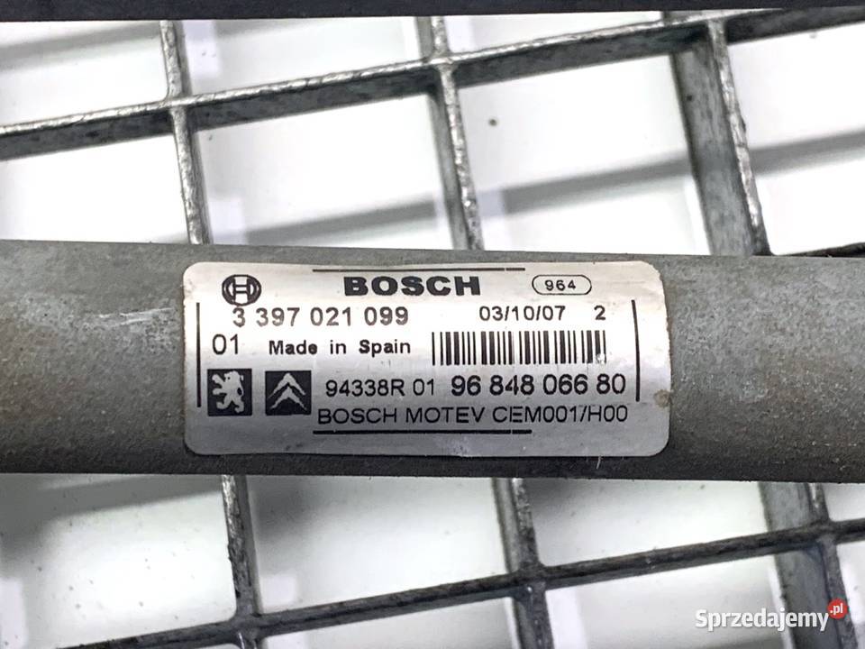 MECHANIZM WYCIERACZEK PRZÓD PEUGEOT 308 I