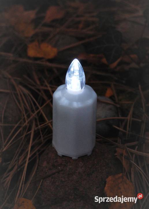 Znicz elektryczny Ceremony Promyk 4 biały lubelskie Lublin