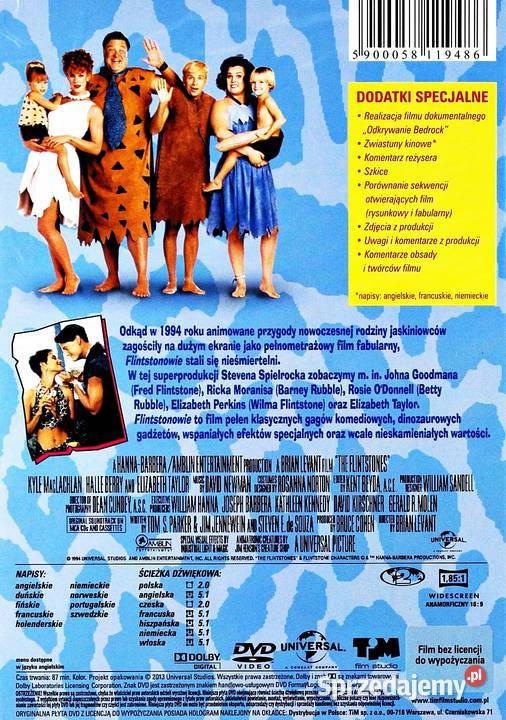 FLINTSTONOWIE JOHN GOODMAN lektor Kalisz