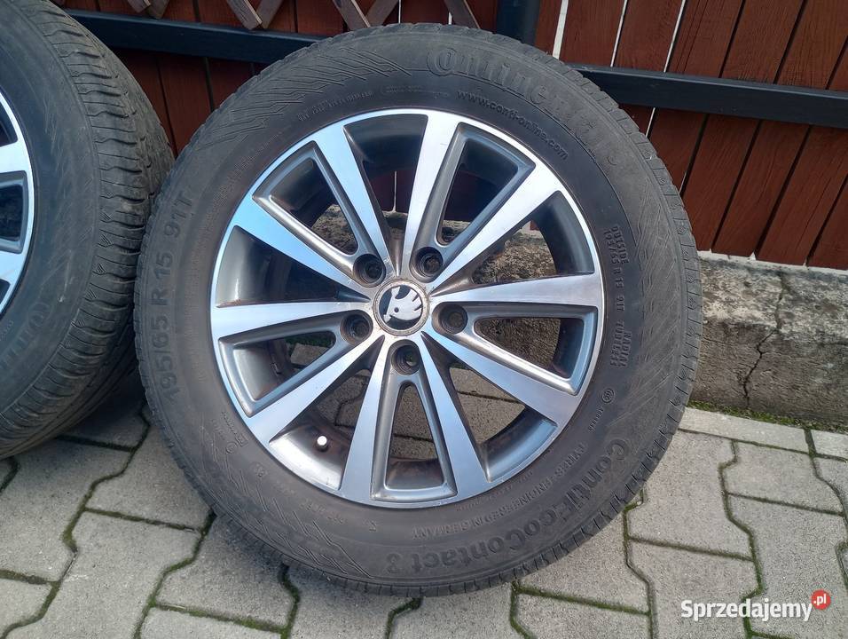 Alufelgi 15 5x112 6j et38 Oryginalne Skoda Fabia