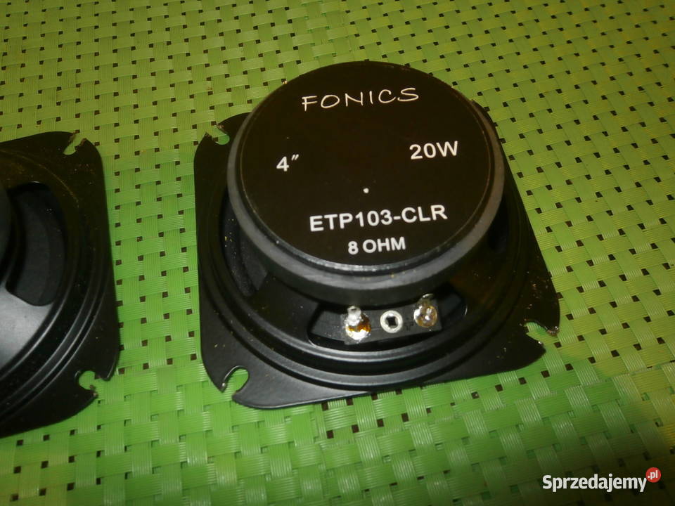 Głośniki FONICS 4 ETP103 CLR 20W 2 sprawne Łódź sprzedam
