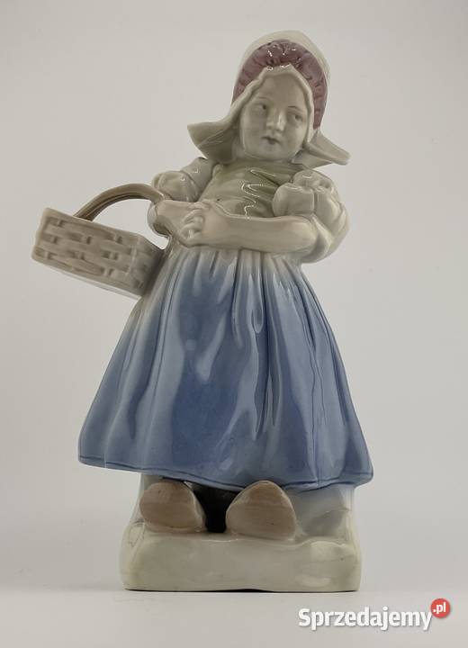 Antyczna Porcelanowa Figurka Dziewczynka z małopolskie Kraków