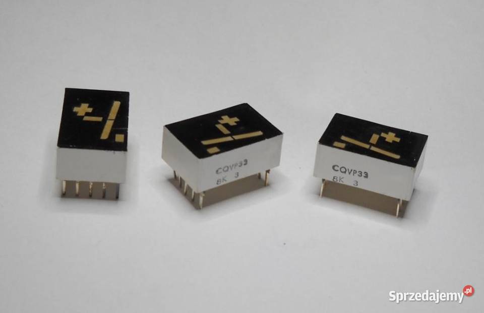 Wyświetlacz LED CQVP33 Unitra CEMI Gdańsk