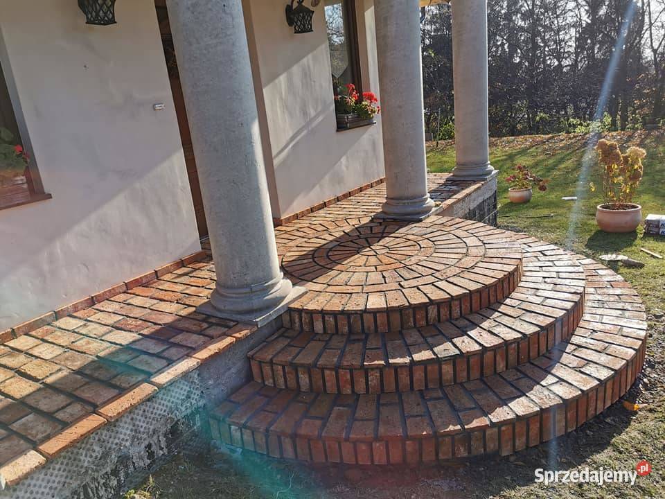 Płytki ze starej cegły licówki elewacja
