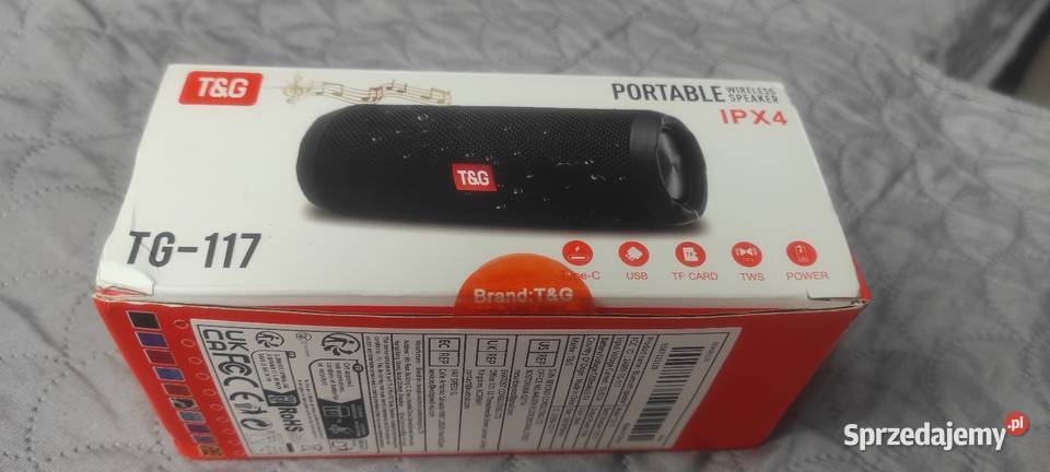 Głośnik przenośny BT z radiem FM 2x5W mocna