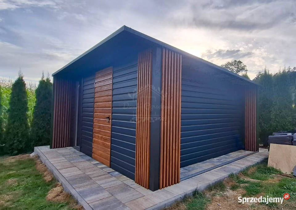 Schowek domek ogrodowy 4x4 antracyt dekor z Jarocin